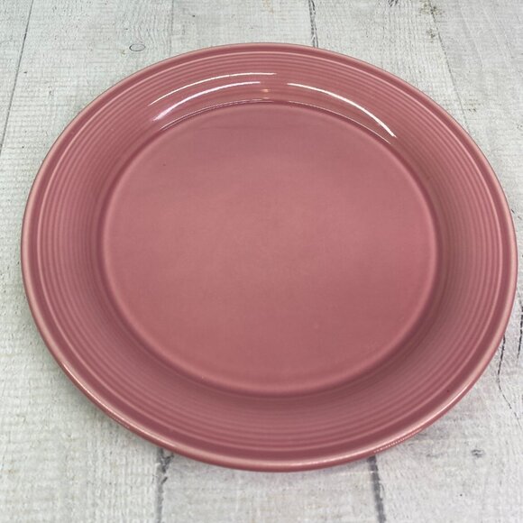 Nancy Calhoun DARK ROSE Japan Solid Color 8" Smooth Stoneware Salad Plates Set 5 - Picture 10 of 16